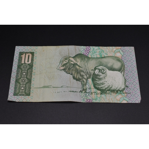 14 - South Africa Ten Rand Bank Note