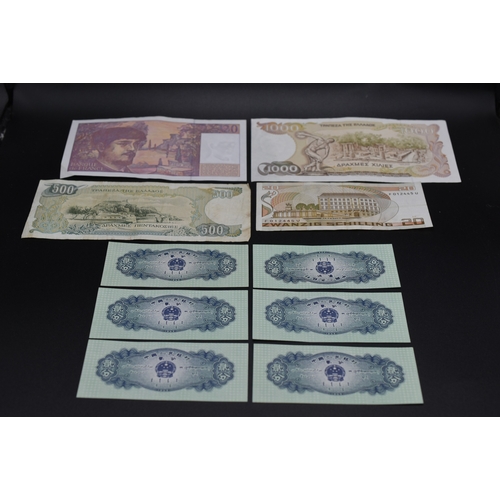 17 - Selection of Ten Mixed Banknotes