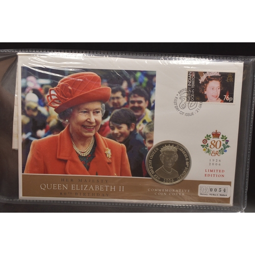 39 - A Selection of Commemorative First Day Covers to Include Elizabeth II 40th Anniversary of the Access... 