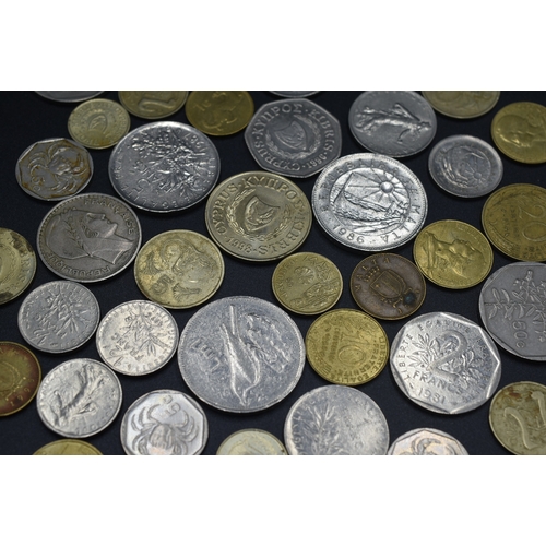 40 - Mixed Selection of Coinage From France, Malta and Cyprus