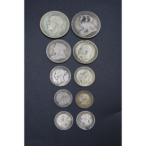 44 - Mixed Selection of Silver Coinage