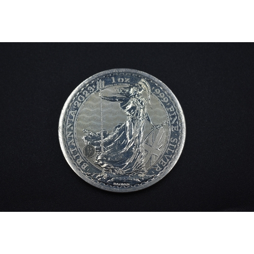 54 - Silver - 2 Pounds - Charles III Coronation - 2023