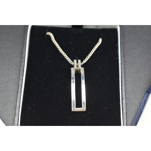 24 - Silver 925 Pendant Necklaces x3 Complete with Presentation Box