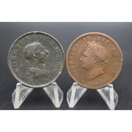 5 - Two Copper Pennies (1806 & 1826)