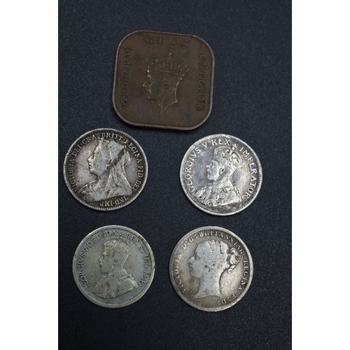 8 - Selection of English and Foreign Silver and Copper Coinage