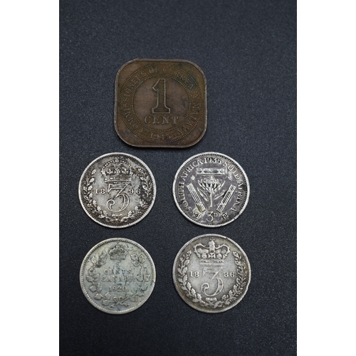 8 - Selection of English and Foreign Silver and Copper Coinage