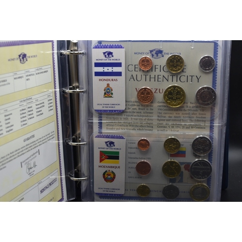 51 - The West Minster Collection - Money of The World. Binder Containing Official Circulating Coins From ... 