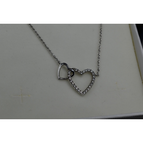 64 - Silver 925 Necklaces with Pendant Complete with Presentation Boxes x3