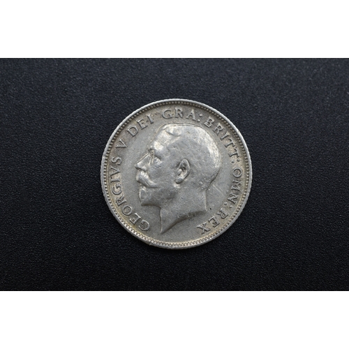 12 - George V 1911 Silver Sixpence