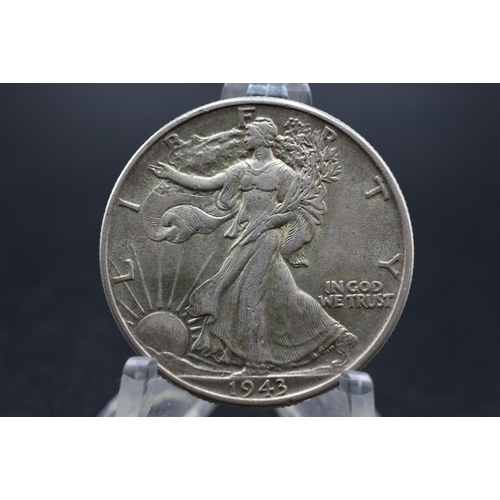 24 - USA - Silver - Half Dollar - 1943