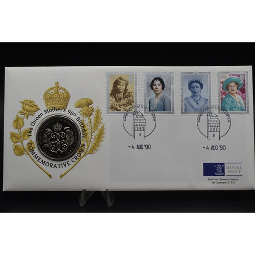 31 - The Royal Mint - Queen Mothers Commemorative Crown First Day Cover