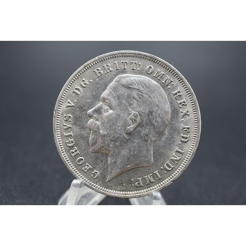 46 - Silver - 1 Crown - George V Silver Jubilee - 1935