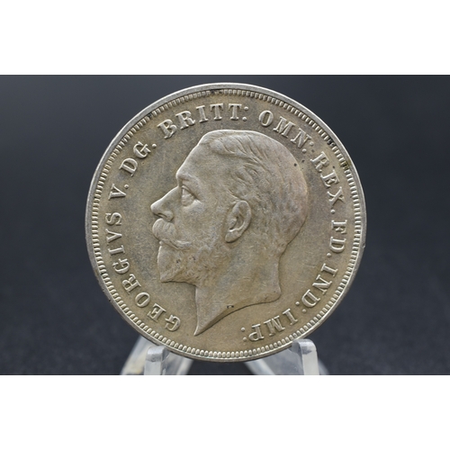 47 - Silver - 1 Crown - George V Silver Jubilee - 1935