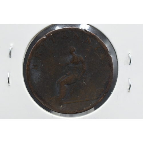 57 - George III Penny (1806) and Victoria Farthing (1874)