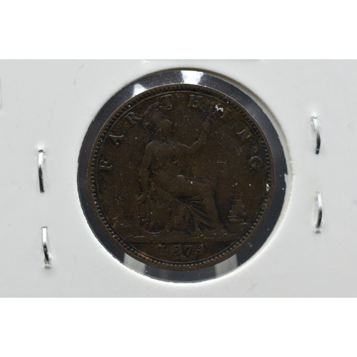 57 - George III Penny (1806) and Victoria Farthing (1874)