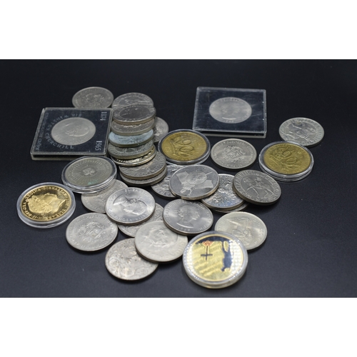 59 - Mixed Selection of Memorabilia Coinage and Crowns