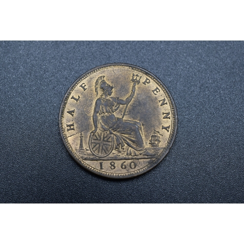 12 - Victoria - Half Penny - 1860