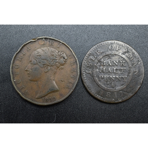 29 - Isle of Man - Half Pennies - 1811 & 1839