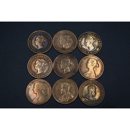 30 - Selection of Canadian One Cents