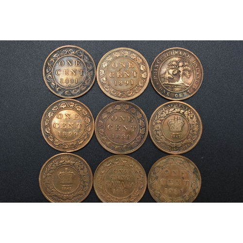 30 - Selection of Canadian One Cents