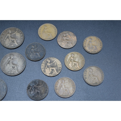 33 - Selection of George V Half Pennies and Pennies