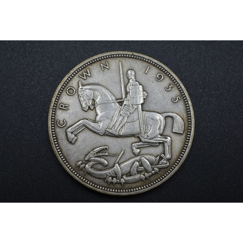 47 - Silver - George V - Crown - 1935