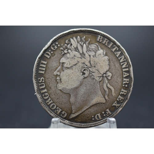 1 - George IV 1821 Silver Crown