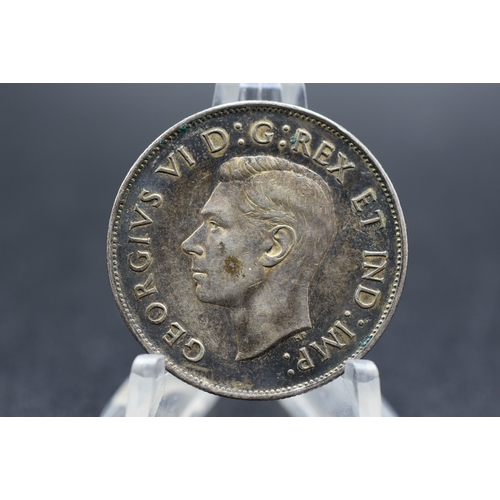 14 - Silver - 50 Cents - George VI - 1944