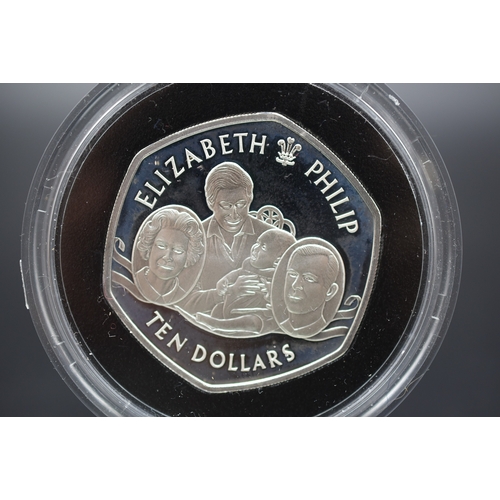 33 - Silver Proof - Cayman Islands - The Royal Line - Ten Dollars - 2007 - Complete with COA