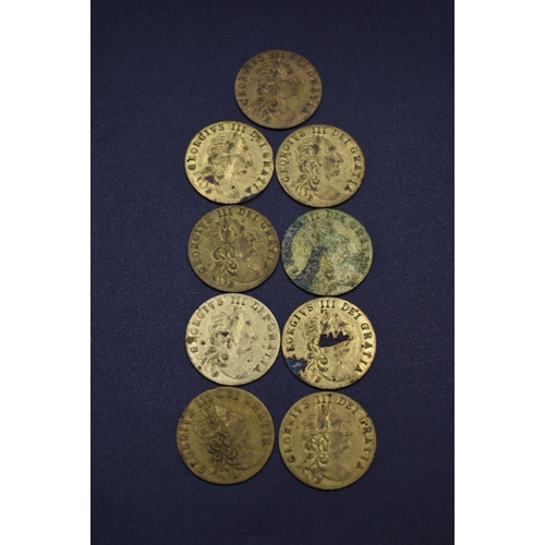 45 - George III - Play with International Series Games - Tokens x 9