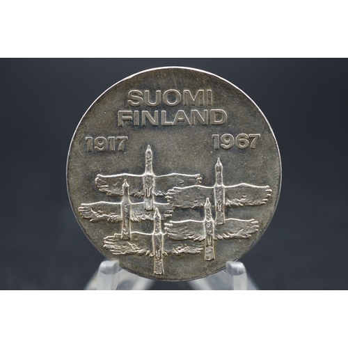 5 - Finland 1967 Silver 10 Markkaa