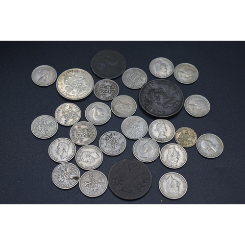 53 - Mixed Selection of Coinage to Include Silver