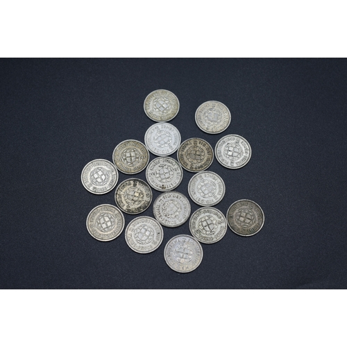 70 - Selection of Silver George VI Three Pence Pieces