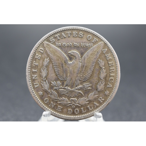 1 - USA 1890 Silver Dollar