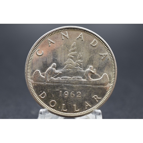 3 - Silver 1962 Canadian Dollar