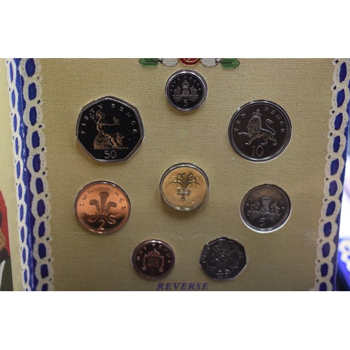 64 - Selection of Cased Coin Collections to Include 1986,1990, 1991 and a Paddington UNC 50 Pence Piece