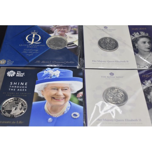 66 - A Selection of Cased  Commemorative Coinage to include Royal Mint Shine Through The Ages , Diamond J... 