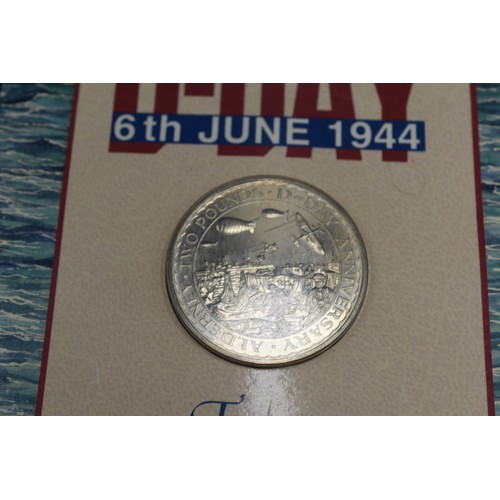 67 - Selection of Cased Commemorative Coins to include D-Day £2 & 50p Coin's and Britain's First Decimal ... 