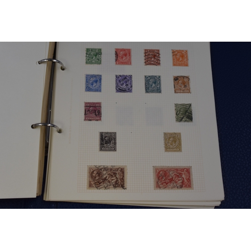 35 - Folder containing a selection of Worldwide Stamps dating from Queen Victoria including Penny Reds, O... 