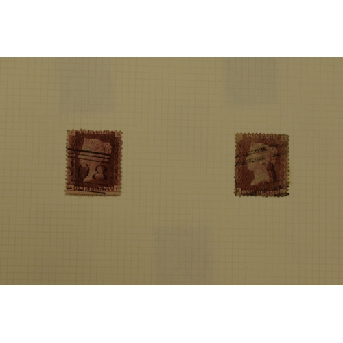 35 - Folder containing a selection of Worldwide Stamps dating from Queen Victoria including Penny Reds, O... 