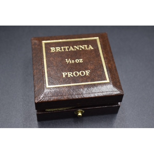 42 - Gold 22ct - Britannia Gold Proof £10 Coin - 1997 - (660/5000)
Complete with COA and Presentation Box