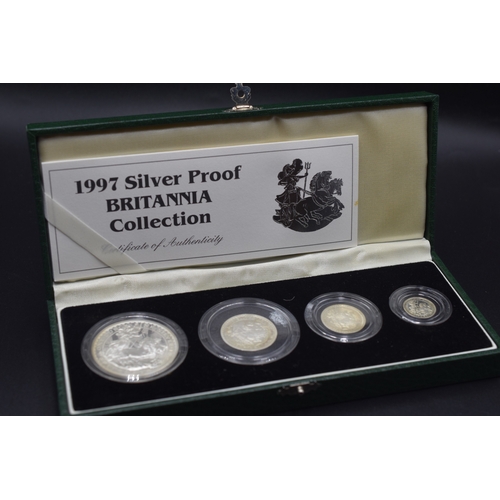 61 - Silver Proof Britannia Collection - 1997 - Complete with COA and Presentation Box