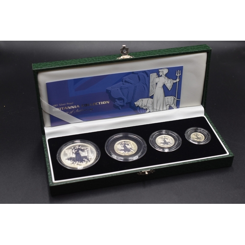 62 - Silver Proof Britannia Collection - 2001 - Complete with COA and Presentation Box