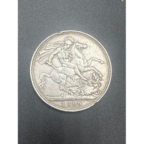 74 - Silver - Victoria - One Crown - 1899