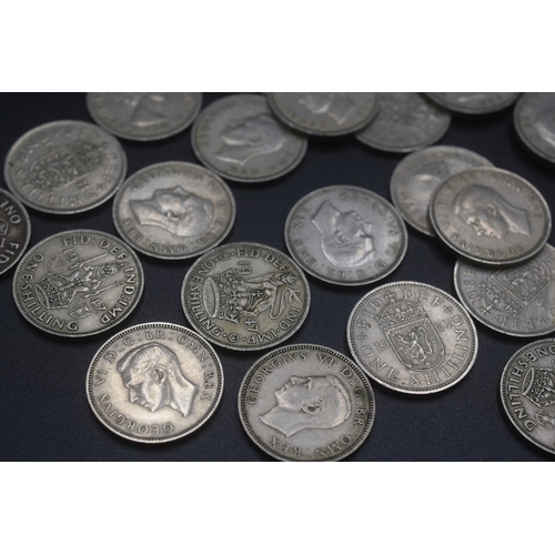 19 - Selection of Various One Shillings