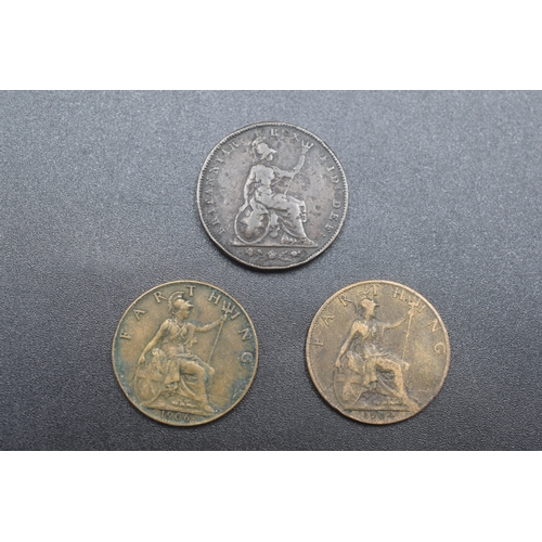 40 - 1 Farthing - George IV & Edward VII - 1830/1902 & 1906