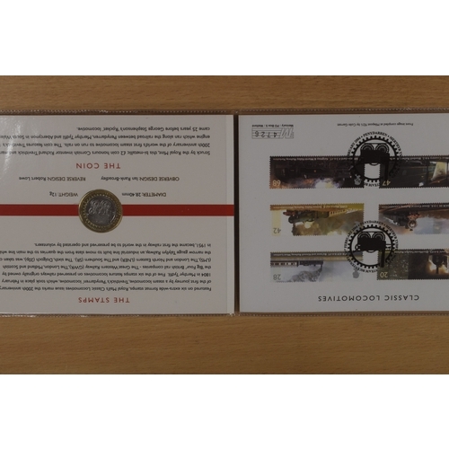 51 - Classic Locomotives Stamp and £2 Coin Collection Pack