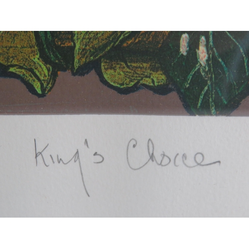 567 - Fleur Cowles (American, 1908-2009) - 'King's Choice', signed limited edition print, number 17/60, la... 