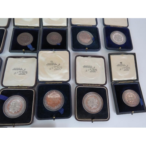 133 - A collection of engraved bronze and silver athletics medals from Christ's Hospital, dated 1909-1911.... 