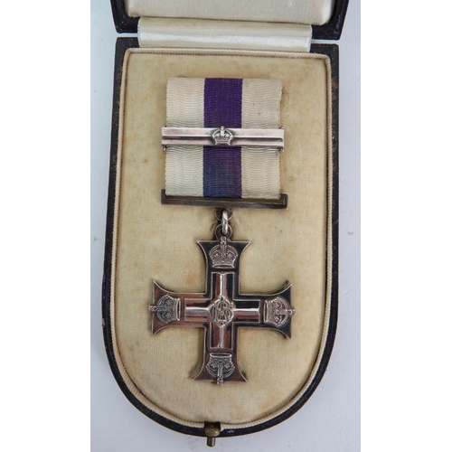 15 - A WWI military cross medal group and associated militaria medals awarded to Lt Col L. D. Scott, East... 